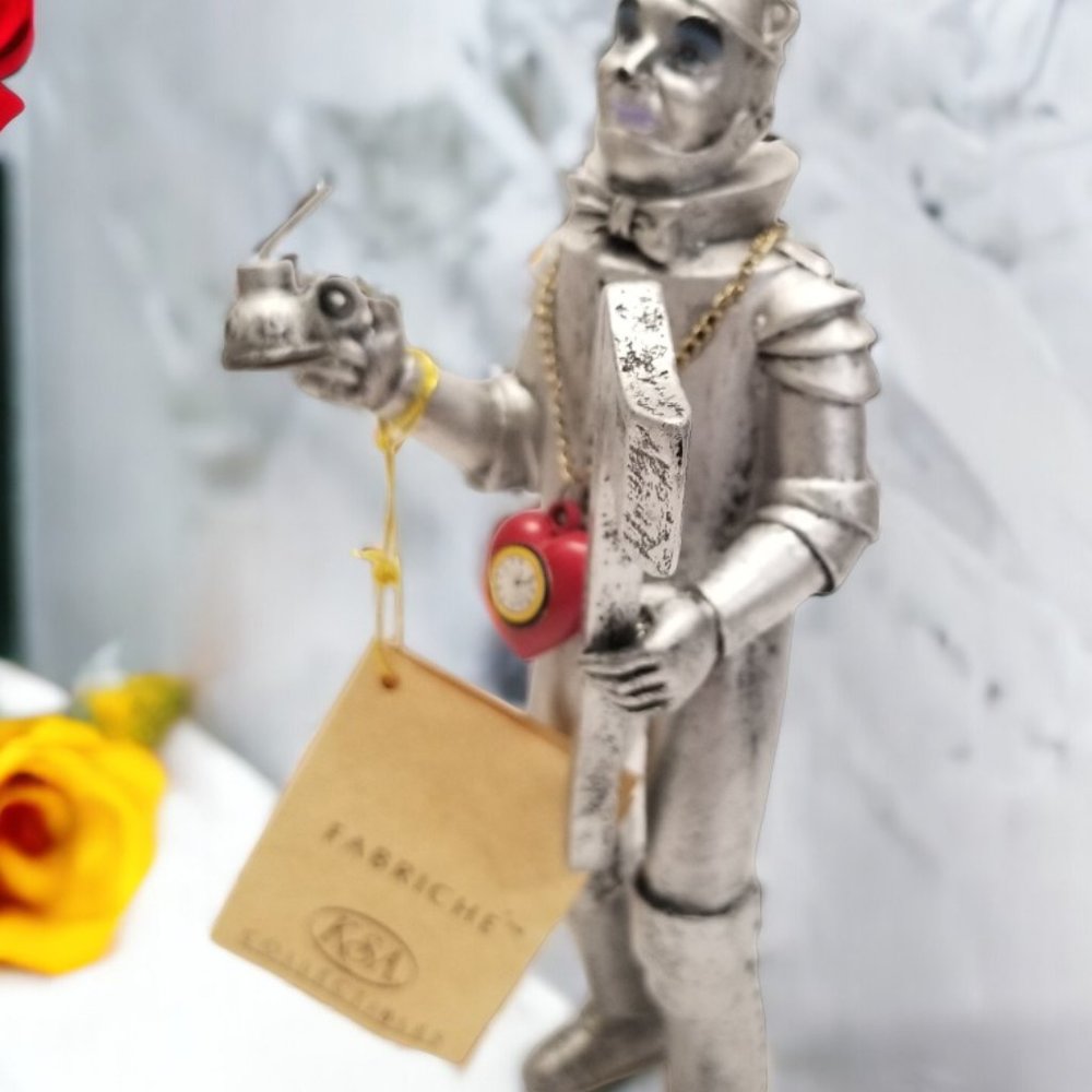 Vintage 1998 Wizard of Oz Tin Man Figurine Kurt S Adler/Turner Ent. Collectible - Picture 13 of 14